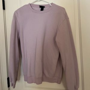 H&M purple crewneck